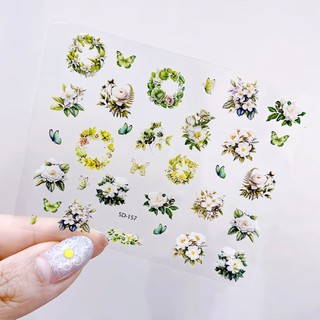 Sticker 5D Mã Hoa, B ướm Dán Móng (38-564)
