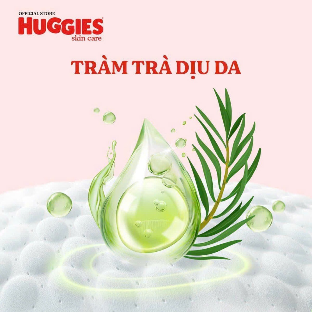 [Mẫu mới] Tã quần Huggies Skincare Mega Jumbo M106/L96+8/XL84+4/XXL76+4 với tràm trà dịu da