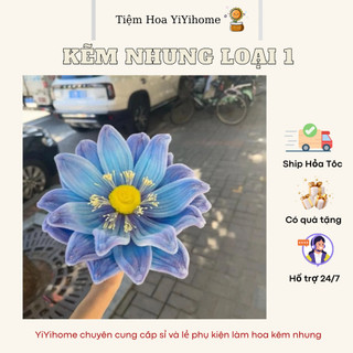 [Lẻ 20] Sợi Kẽm Nhung Loại 1 Dày Mịn, Kẽm Bông Làm Hoa, Đồ Handmade DIY YiYihome