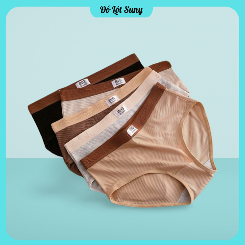 Quần lót cotton, Quần Lót BIG chất cotton tăm co giãn kháng khuẩn
