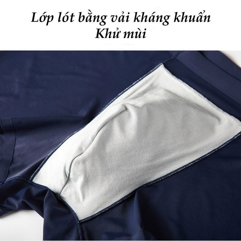 Quần lót su Q_men, Quần lót đùi nam chất đúc không đường may