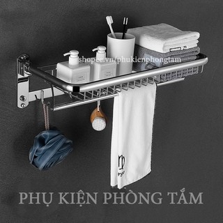 [MẪU MỚI CAO CẤP] Giá treo khăn tắm Inox 304 cao cấp - Kệ treo khăn tắm SUS304