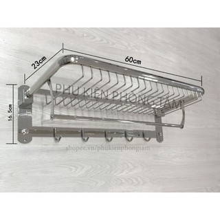[MẪU MỚI CAO CẤP] Giá treo khăn tắm Inox 304 cao cấp - Kệ treo khăn tắm SUS304