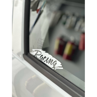 Tem chữ Racing trang trí gương chiếu hậu ( giá bao gồm 1 cặp)