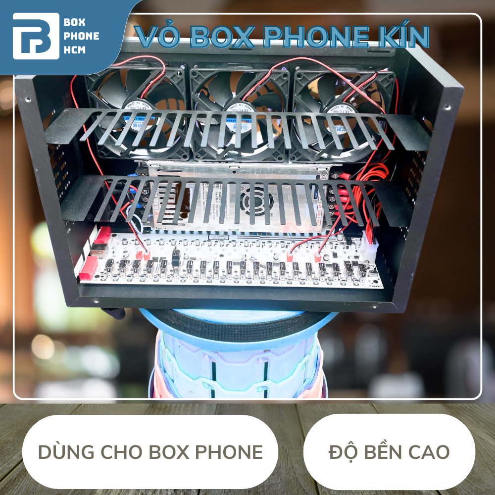 Vỏ box phone kín kết nối hàng loạt điện thoại với máy tính, bảo hành 3 ...