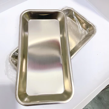 Khay inox y tế nhiều size lớn, nhỏ (Khay đúc) - Khay inox đựng dụng cụ y tế đủ các loại