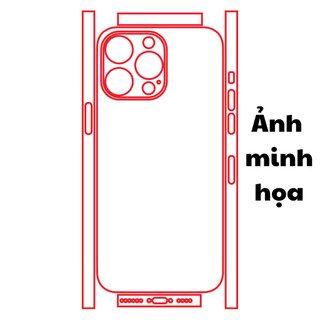 Miếng dán lưng PPF mèo thần tài chuyển màu ngũ sắc cho iPhone