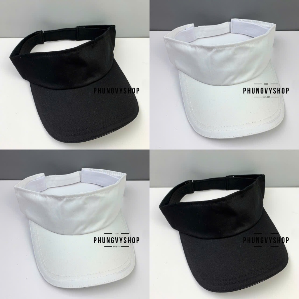 Mũ nón Lưỡi Trai Thể Thao tennis unisex nam nữ PHUNGVYSHOP  / Kết Hở Chóp Nóc FAN /