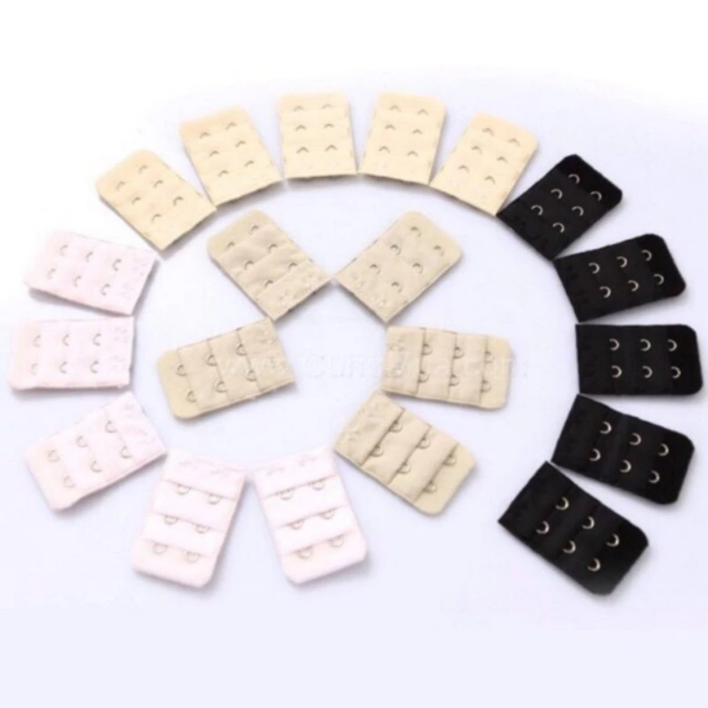 Nới áo, Miếng nới dây áo ngực 2 móc, 3 móc gài
