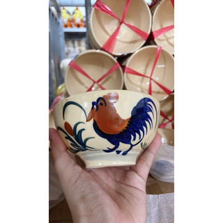 Bộ Chén Dĩa Tô Con Gà Trống - Dành Cho 4 Người - Gốm Lái Thiêu - Gốm Xưa Cho Người Hoài Niệm - Gốm Sứ Nam Bộ