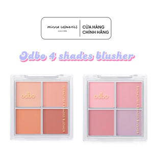 Phấn Má Hồng 4 Ô Odbo Signature 4 Shades Blush