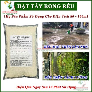 500gram Bột Tẩy Rong Rêu, Siêu Sạch Hiệu Quả Nhanh. Tẩy Rong Rêu Nền Xi Măng, Sân Vườn, Bậc Thang.. Hàng Nhập khẩu 100%