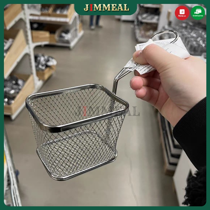 [Chính Hãng] [IKEA] Giỏ, Rổ Inox Chiên Nhúng Thức Ăn, Giỏ Đựng Khoai ...