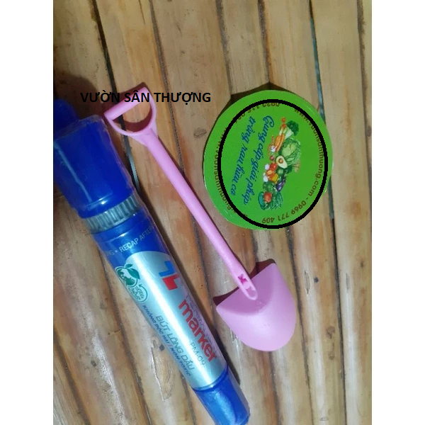 1 Cái Muỗng Nhựa Mini 12 cm, Dùng Xúc Đất Trồng Sen Đá, Xương Rồng, Tiểu Cảnh Nhỏ Màu Ngẫu Nhiên