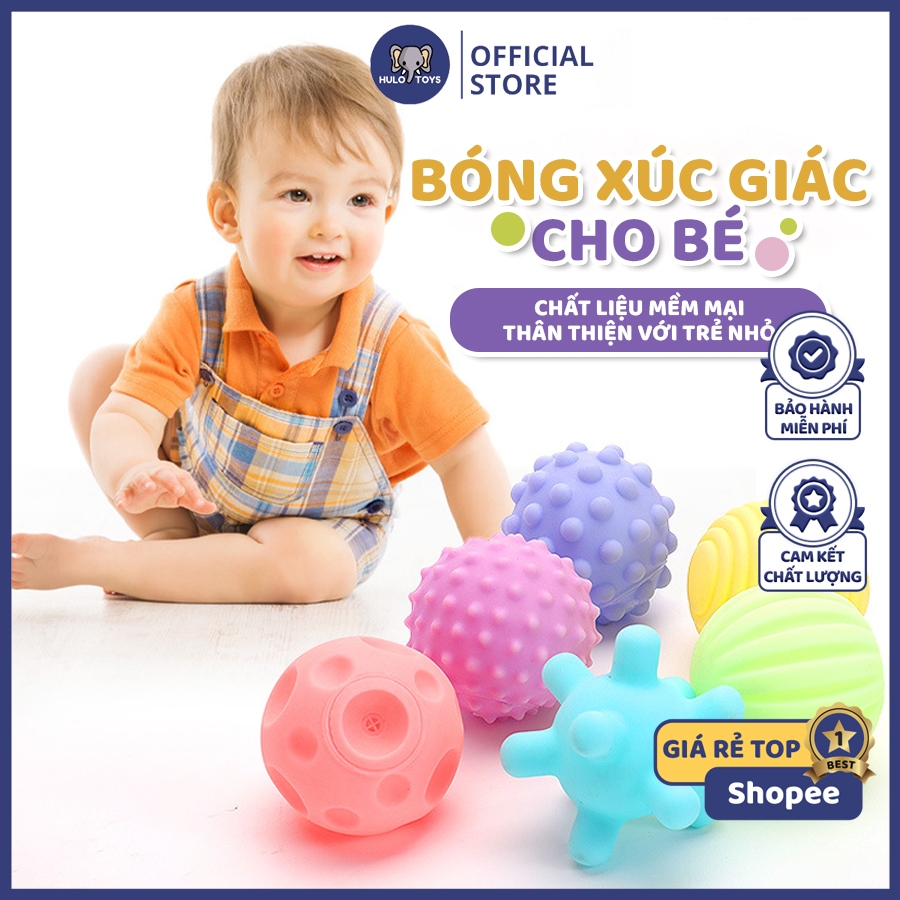 Bóng Cầm Tay Cho Bé Hulo Toys, Bóng Xúc Giác Giúp Phát Triển Xúc Giác ...