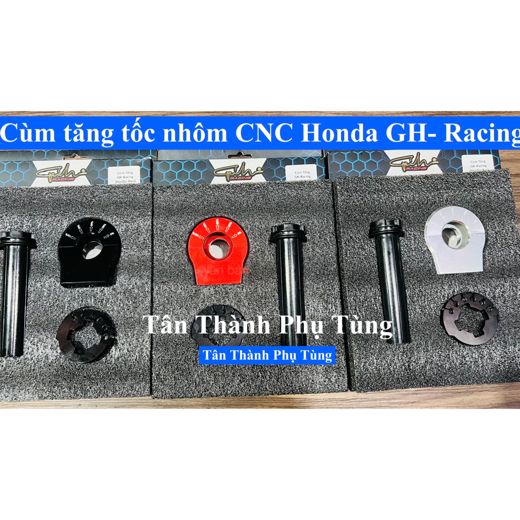 Cùm tăng tốc Honda nhôm CNC GH- Racing - Giá 1 cái | Shopee Việt Nam