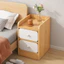 Tủ Gỗ Đầu Giường ,Kệ 3 Tầng 2 Ngăn Kéo Gỗ MDF Chống Nước