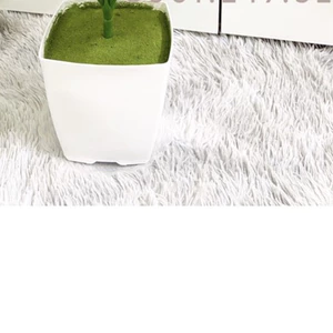 chậu vuông làm sẵn xốp cắm phủ rêu (size 9-16cm)
