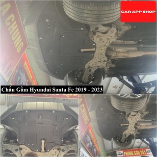 { Thép Chịu Lực } Ốp Gầm , Chắn Gầm Xe Hyundai SantaFe