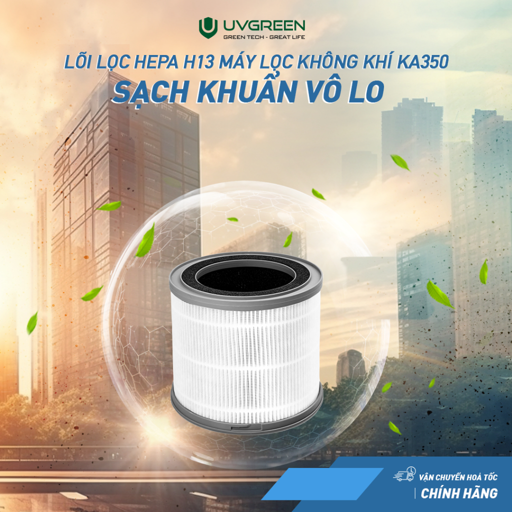 Màng Lọc HEPA H13 Diệt Khuẩn Cho Máy Lọc Không Khí UVGREEN KA350 FT ...