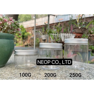 Hủ Nhựa Trong Nắp Thiếc Cao Cấp 200G - NTT20 - Siêu Xinh - Dùng Đựng Kem Body - Nạ - Trang Trí Cực Yêu