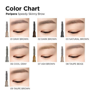 [Peripera] Kẻ Lông Mày Đầu Mảnh Peripera Speedy Skinny Brow 2 Đầu
