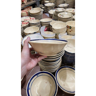Tô Gốm Xưa Bắc Chỉ Xanh Nam Bộ Size 18cm - Tô Lỡ Chỉ Xanh - Gốm Lái Thiêu - Gốm Xưa Cho Người Hoài Niệm