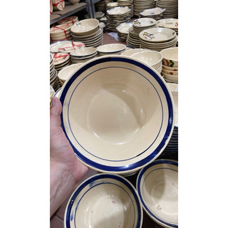 Bộ Chén Dĩa Tô Bắt Chỉ Xanh Nam Bộ - Dành Cho 4 Người - Gốm Lái Thiêu - Gốm Xưa Cho Người Hoài Niệm - Gốm Sứ Nam Bộ
