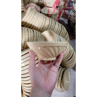 Bộ 10 Chén Bí Xưa - Chén Canh - Chén Uống Trà - Chén Ăn Cơm - Gốm Lái Thiêu - Gốm Xưa Cho Người Hoài Niệm