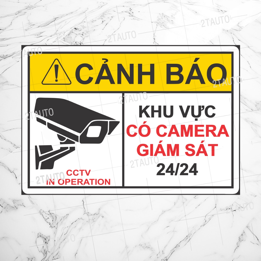 LOGO CẢNH BÁO KHU VỰC CÓ CAMERA GIÁM SÁT, KHU VỰC CÓ CAMERA THEO DÕI 24 ...