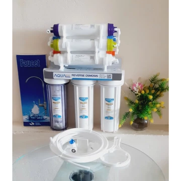 Bộ lọc nano không dùng điện , không nước thải 8 cấp ( đầy đủ vòi, tay mở, van cấp nước , lõi lọc )