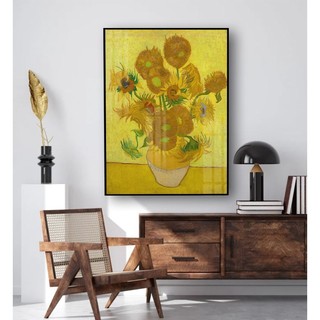 Tĩnh Vật Hoa Hướng Dương (Tháng 8, 1889) - Sunflowers - Tranh Laminate Tráng Gương Nghệ Thuật Vincent Van Gogh
