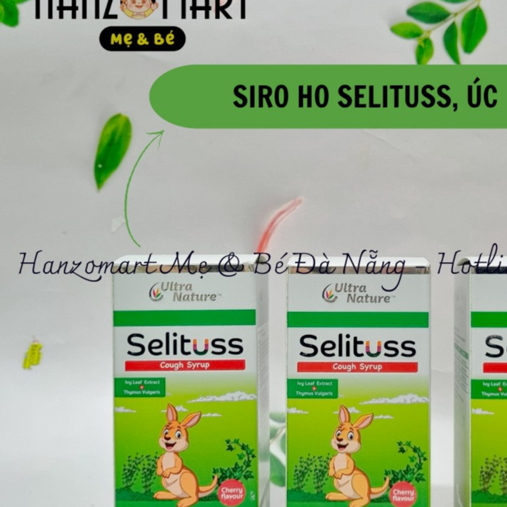 Siro ho cho bé Selituss 100 ml hỗ trợ giảm ho, long đờm - hanzo2009
