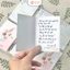Thiệp Giấy In Hình Viết Tay, Postcard 2 Mặt Thiết Kế, Thiệp Ghi Lời Chúc, Chất Liệu Dày Dặn
