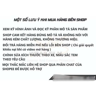 Tem sườn ô tô - Tem xe Innova - Tem PVC 3 lớp cao cấp không thấm nước chống phai màu