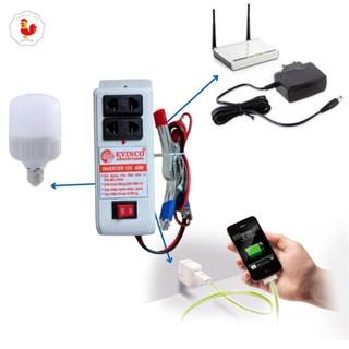 Bộ chuyển điện 12v lên 220v 40W dùng sạc điện thoại, đèn led, adapter wifi