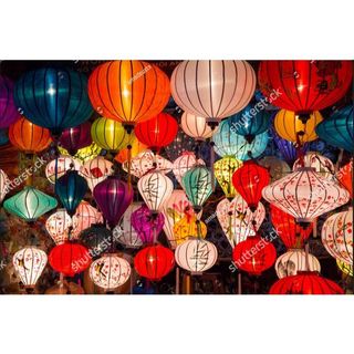 Tranh dán tường Việt Nam 3D HỘI AN thơ mộng, yên bình