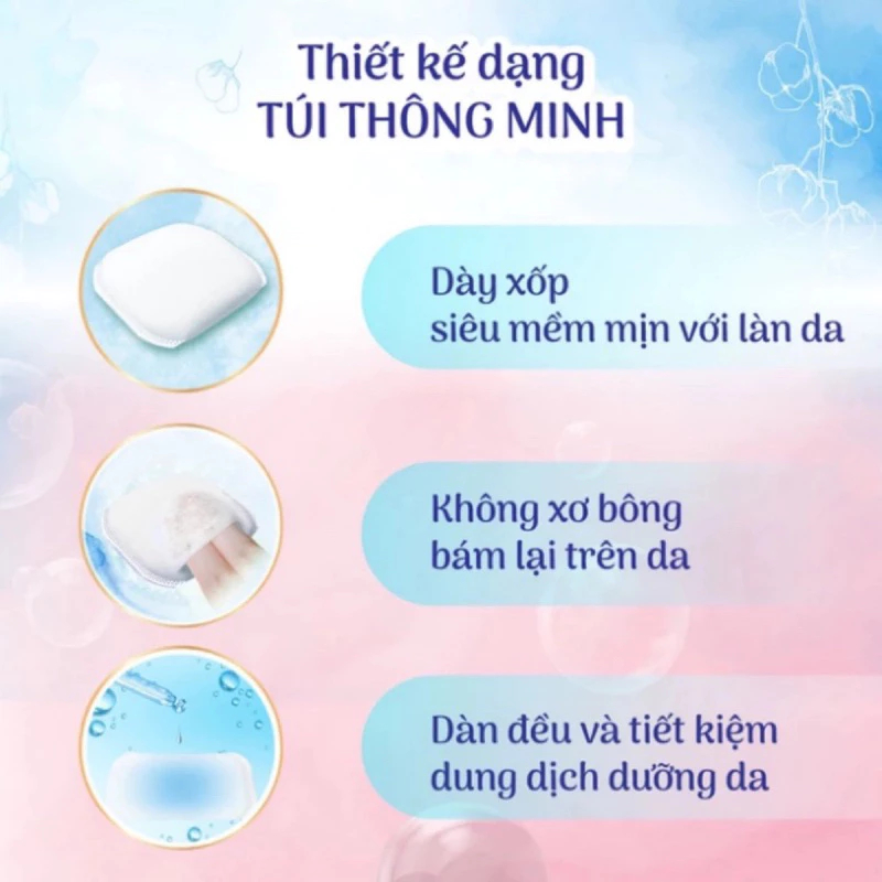 Bông trang điểm (bông tẩy trang) cao cấp Silcot Premium 82 miếng/hộp ( 1 hộp)