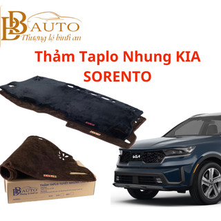 Thảm taplo tuyết nhung ô tô KIA Sorento đời 2021-2024 cao cấp hàng loại 1 bảo vệ taplo chống nắng, nóng, trang trí taplo