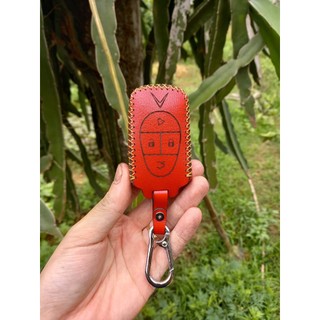 Bọc da chìa khóa khóa Vinfast VF8 E34, VF9 xe điện bằng da bò, nhiều mầu sắc, có kèm theo móc khóa