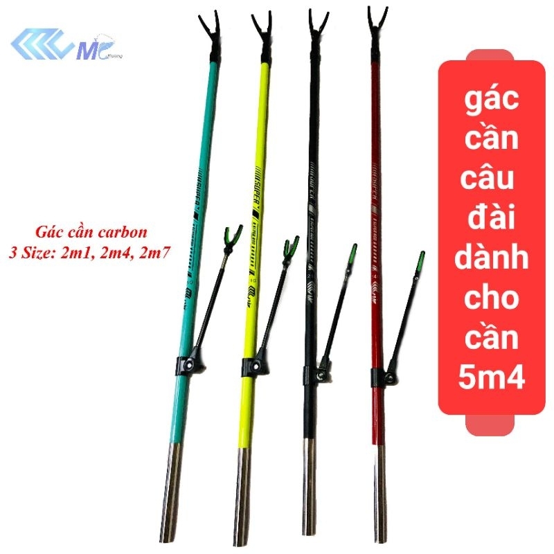 gác cần carbon 2m1 2m4 cho cần 5m4, chống cần 2m1 2m4 | Shopee Việt Nam