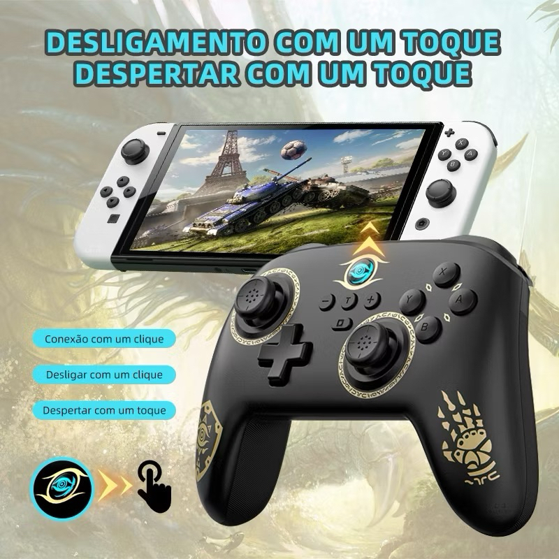 Switch Pro Tay cầm chơi Game Bluetooth-Tương thích cho Nintendo Switch ...