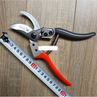 Kéo tỉa cây kiểng cắt cành lưỡi dài Kapusi Nhật Bản cao cấp 8 icnh (20cm), thép SK5, Bh 12 tháng