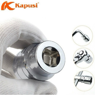 Tuýp khẩu trắng ngắn KAPUSI Nhật Bản 1/2 inch cỡ 8-32mm, đầu lục giác, thép CR-V, Bh 12 tháng Kouritsu Official Store