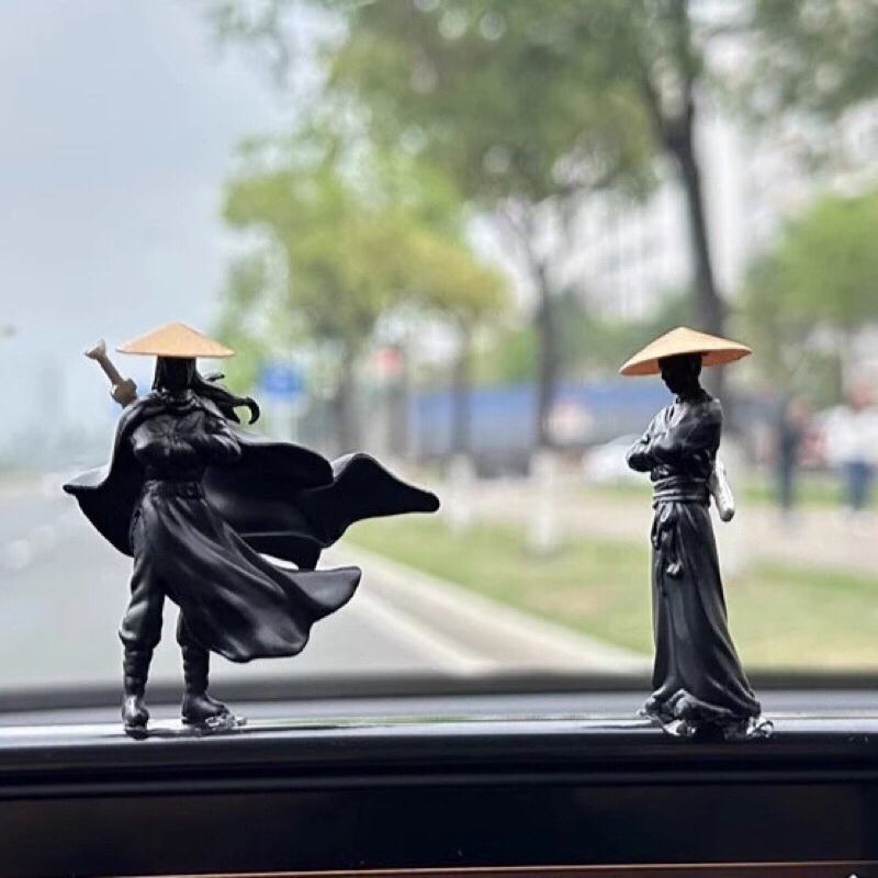 Mô hình kiếm sĩ cổ trang,trang trí tiểu cảnh,để xe ô tô,bình terrarium,bể thuỷ sinh bán cạn.