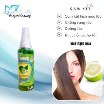 Xịt mọc tóc Thái Lan dưỡng tóc chống rụng tóc tinh dầu bưởi kích mọc tóc nhanh phục hồi hư tổn tóc chính hãng 100%
