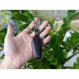 Bao da chìa khóa VF Klara S, ốp bọc da chìa khóa Vinfat Klara S bằng da bò thật, kèm tặng móc khóa