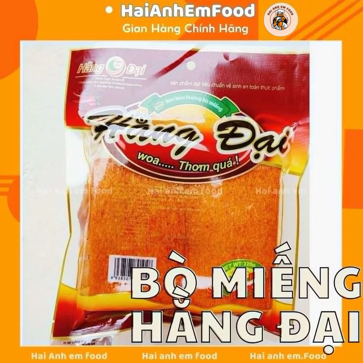 Snack Bò Miếng Hằng Đại Cay, Đồ Ăn Vặt Tuổi Thơ, Đồ Ăn Vặt Cổng Trường, Đồ Ăn Vặt Cay {Gói To 320gr 40 miếng}