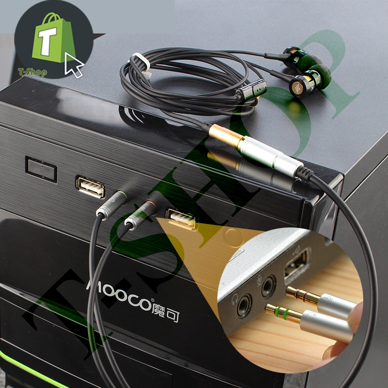Jack chuyển đổi tai nghe 3.5 sang Audio & Mic (loại dài) | BigBuy360 - bigbuy360.vn
