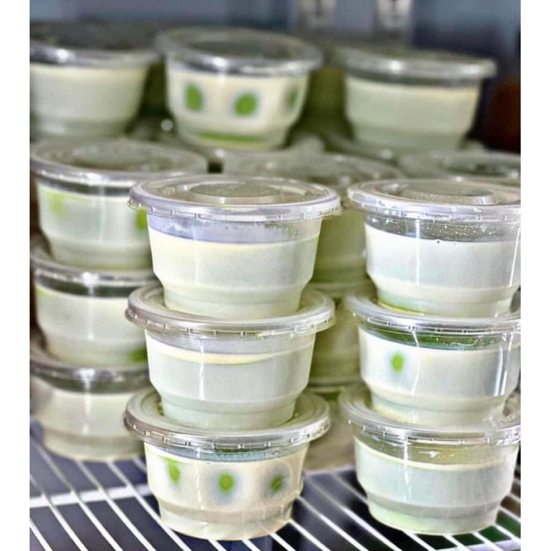 100 Ly nhựa đựng sữa chua, rau câu, tàu hũ, topping 180ml [Ly 891 ...